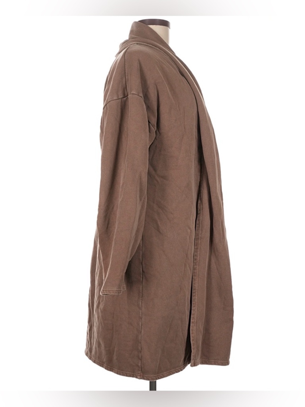 Joah Brown Oversized French Terry Cardigan Cocoa ONE SIZE/OS - Picture 7 of 10